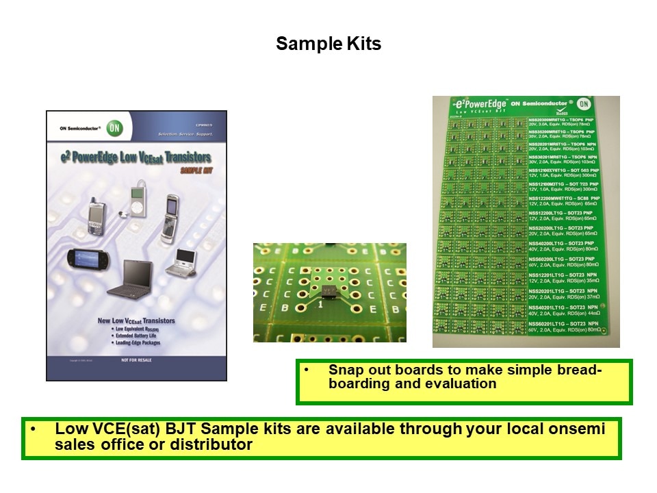 Low Vce sat BJT Power Savings Slide 27