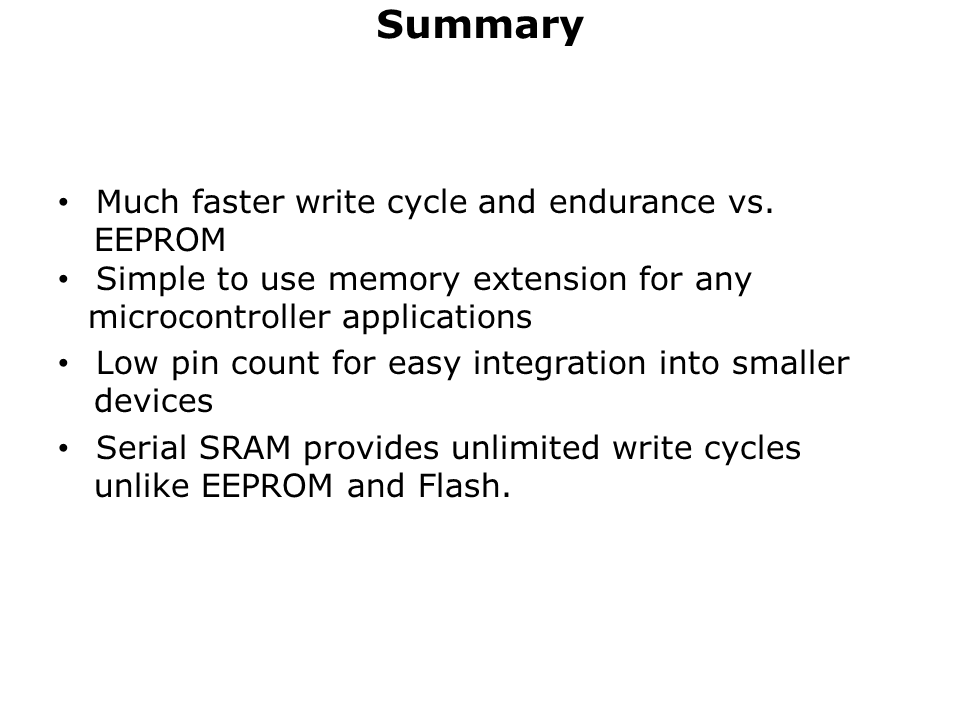 SRAM Overview and Applications Slide 13