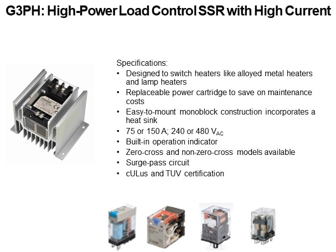 G3PH: High-Power Load Control SSR with High Current