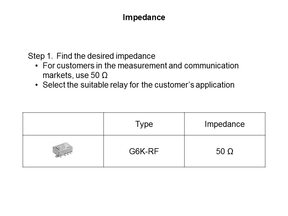 impedance step 1