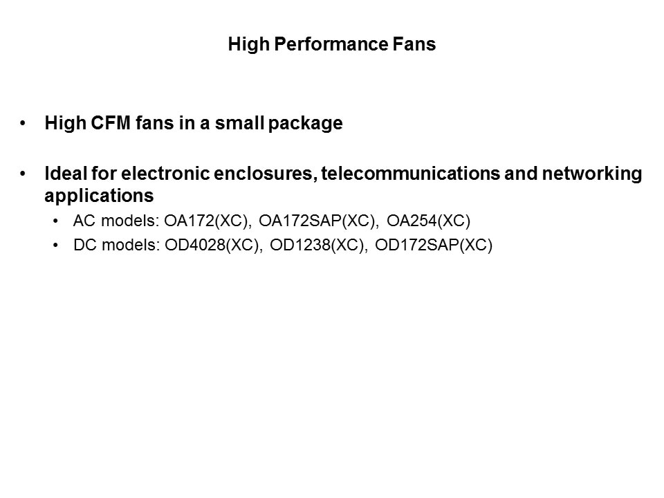 Specialty Fans Slide 5