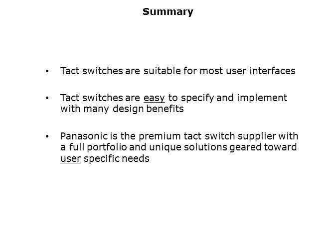 Tact Switches Slide 13