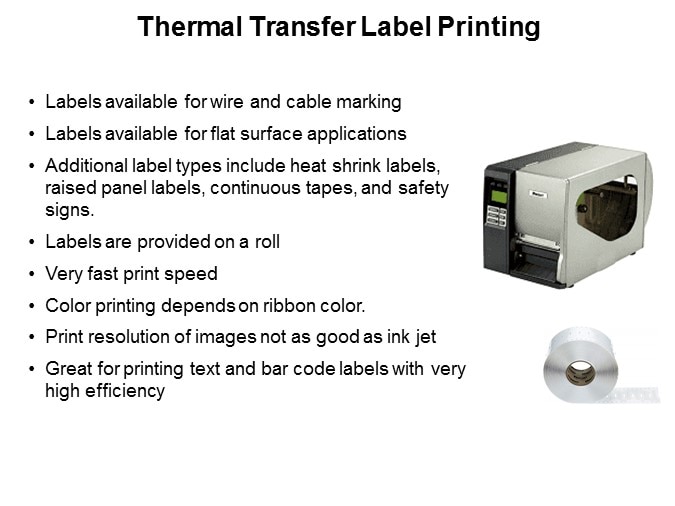 Thermal Transfer Label Printing