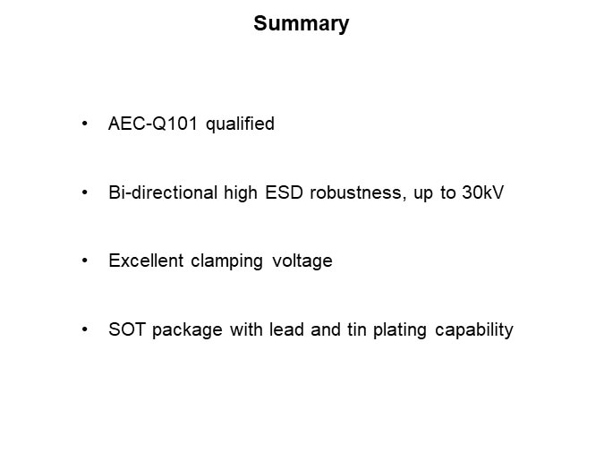 Image of PANJIT Automotive ESD Protection - Summary