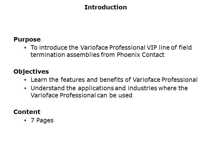 VIP Interface Modules Slide 1