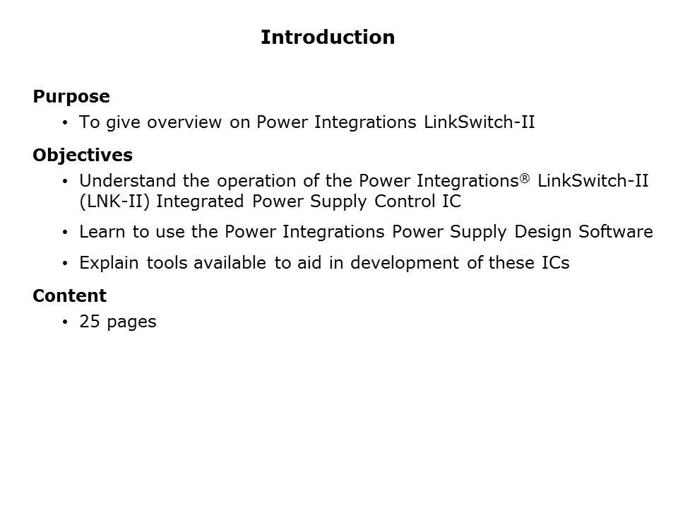 LinkSwitch-II Overview Slide 1