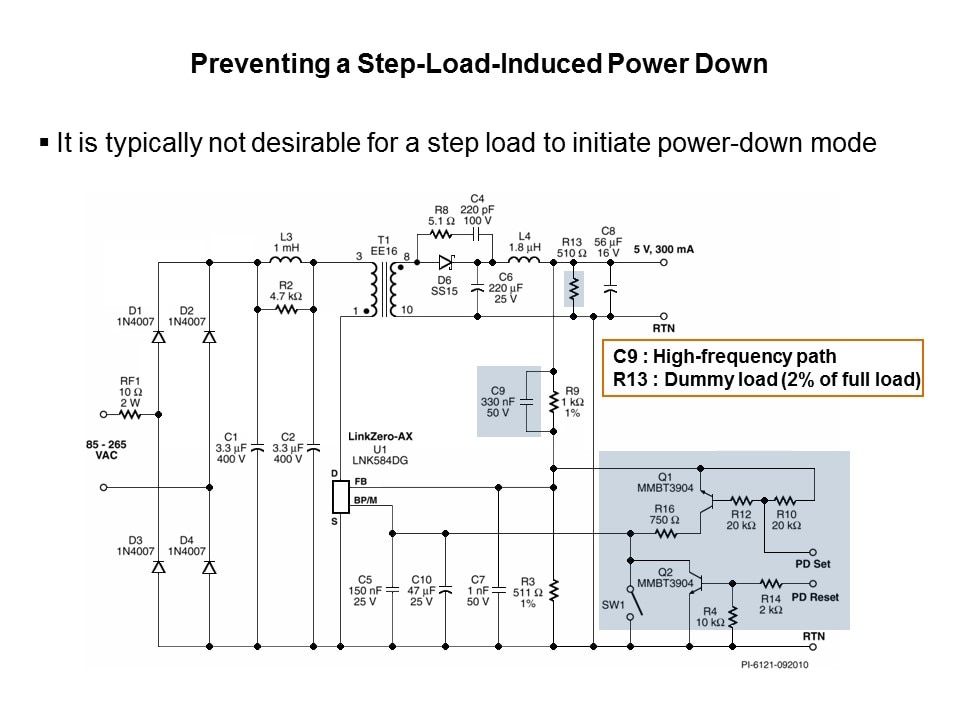 preventing step load