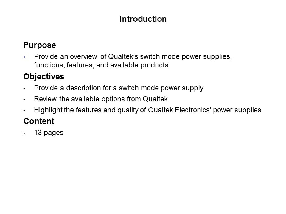 Switch Mode Power Supplies Slide 1