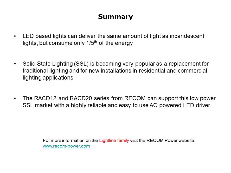 AC Input LED Driver Slide 12