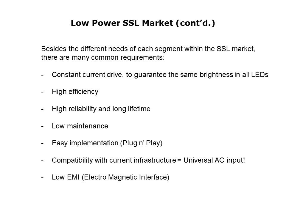 AC Input LED Driver Slide 5