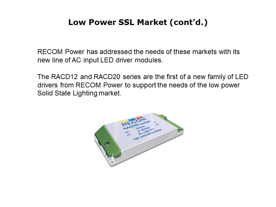AC Input LED Driver Slide 6