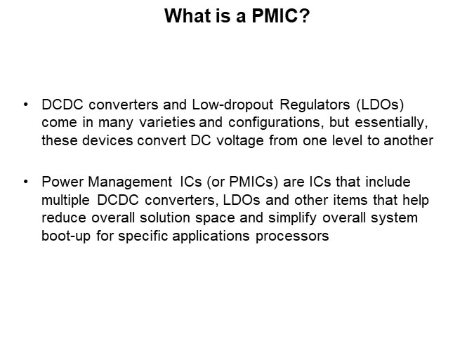 What is a PMIC?