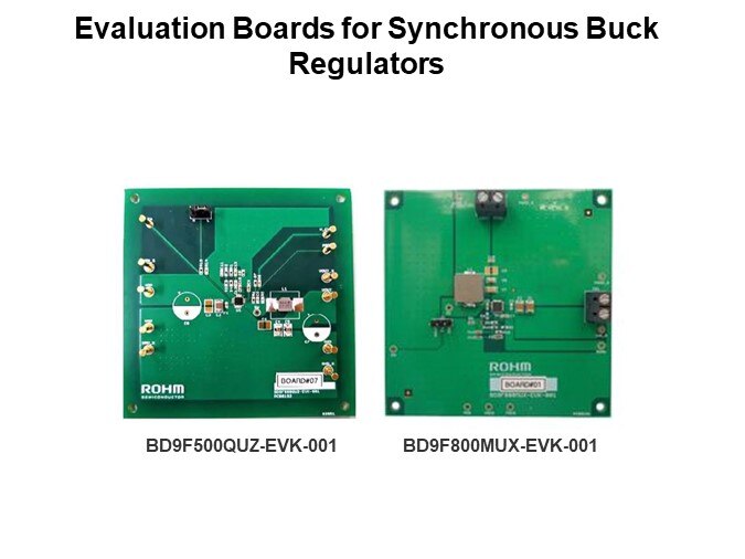 Evaluation Boards for Synchronous Buck Regulators