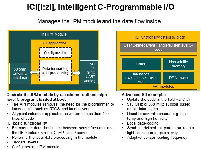 ICI[i:zi], Intelligent C-Programmable I/O