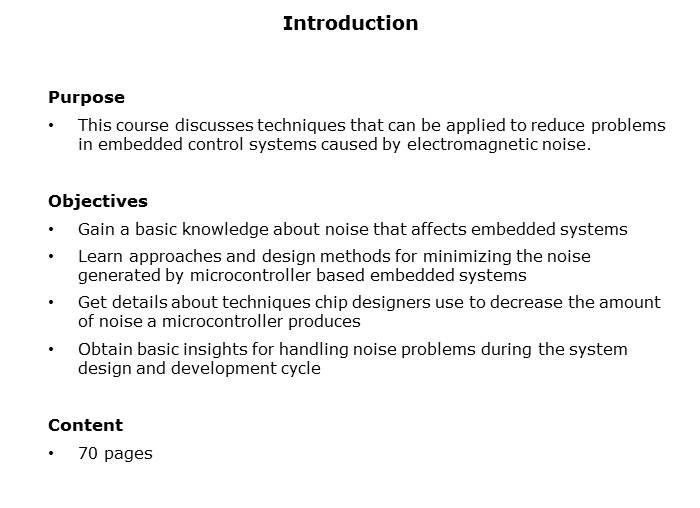 Electromagnetic Noise Reduction Slide 1