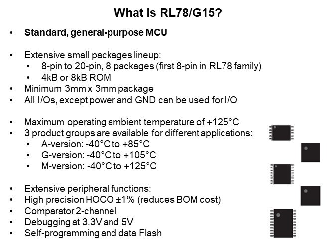 Image of Renesas Introduction to the RL78/G15 8-Bit MCU - What is it