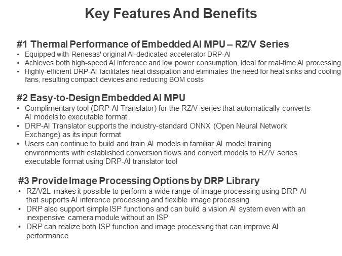 Key Features And Benefits