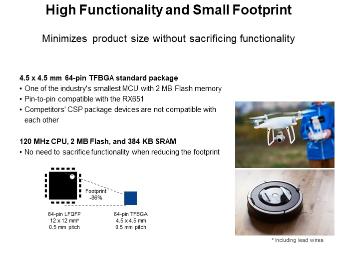 High Functionality and Small Footprint