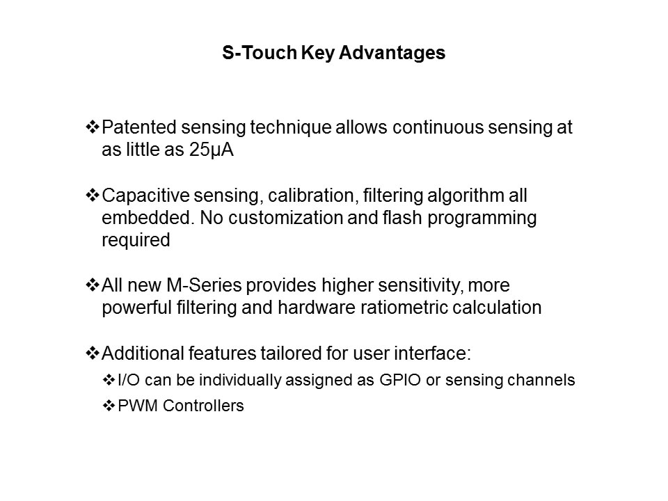 Capacitive Touch Sensing Solutions Slide 41