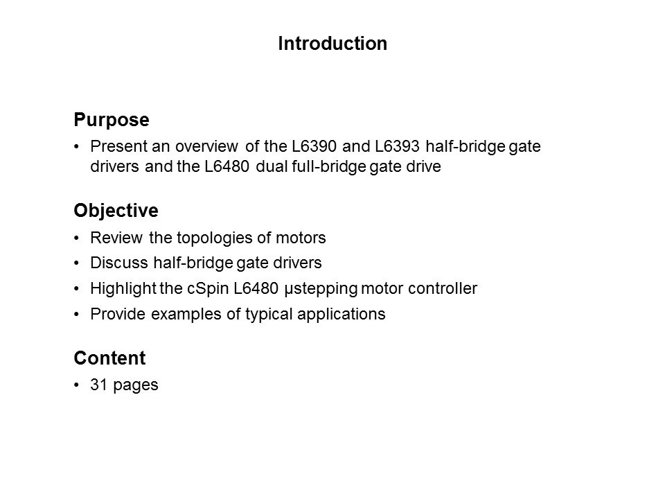 Gate Drivers Overview Slide 1