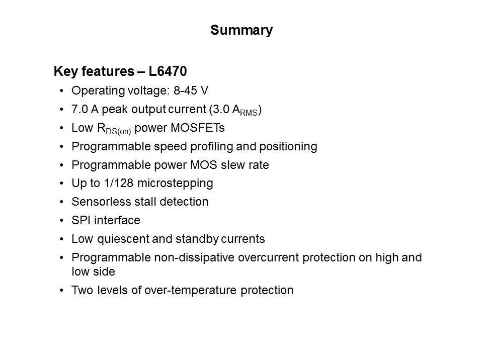 Microstepping Stepper Motor Controller Slide 19