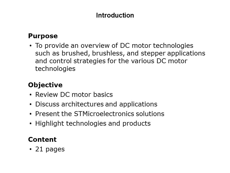 Motor Control with Automotive Smart Power Slide 1