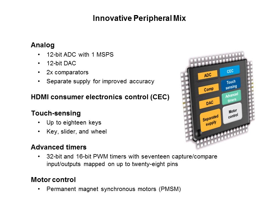 STM32 F0 Series Entry-Level Cortex-M0 32-bit MCUs Slide 9