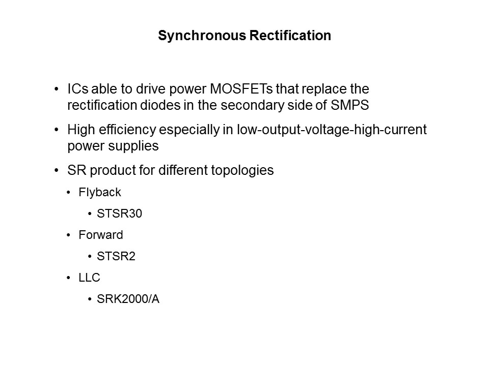 Secondary Side Switch-Mode Power Supply Control Slide 21