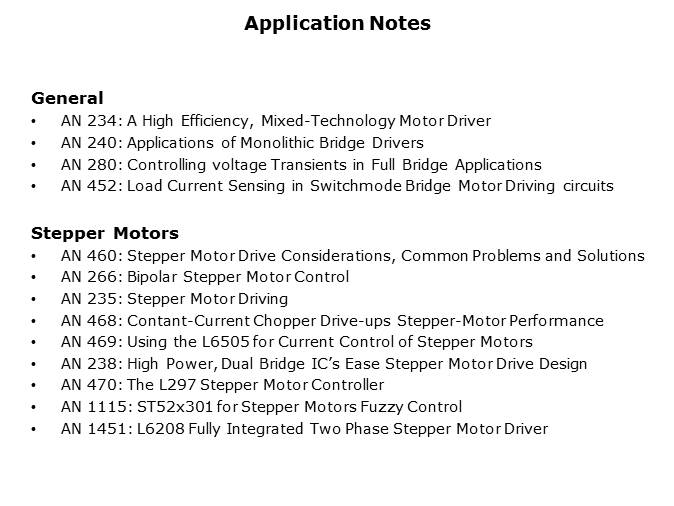 Small Motor Drivers Slide 39