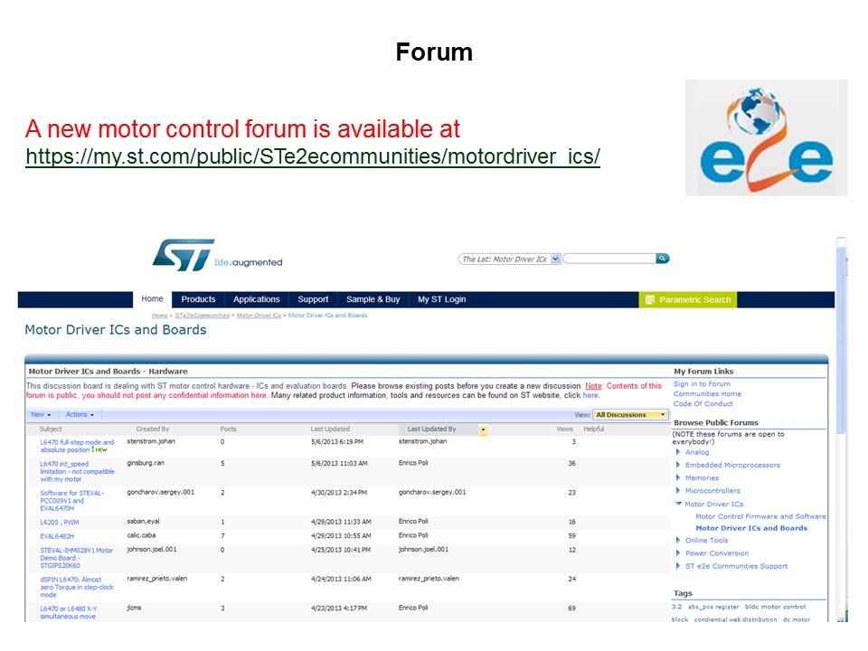 Solutions for Motion Control PowerSTEP01 Pt2 Slide 10