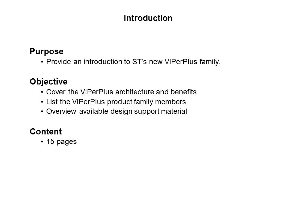 VIPerPlus Slide 1