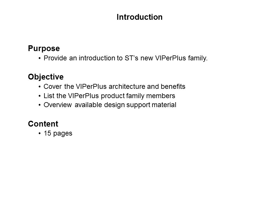 VIPerPlus Slide 1