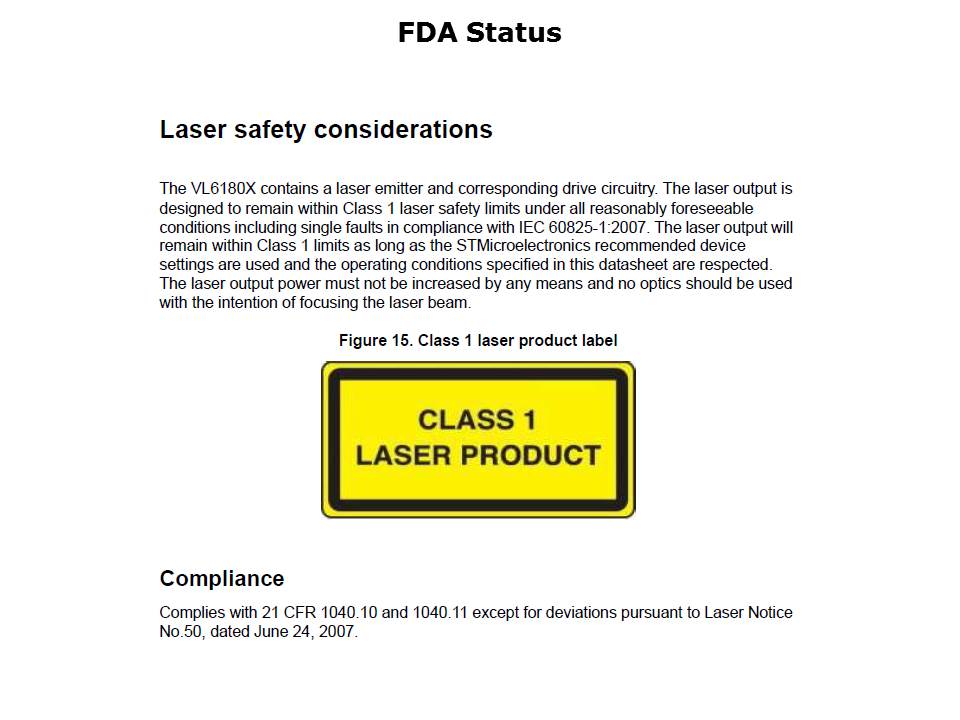 VL6180X FlightSense Slide 26