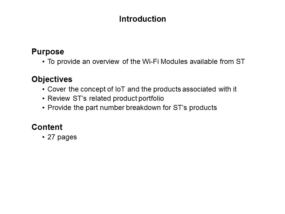 WiFi Modules Overview Slide 1