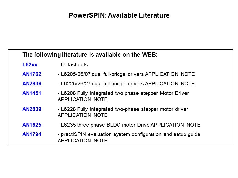 powerSPIN Motor Control ICs Slide 37