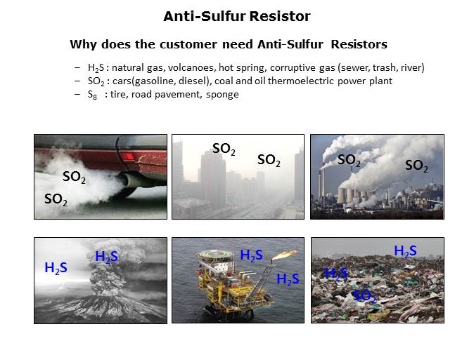 Anti-Sulfur Resistors Slide 2