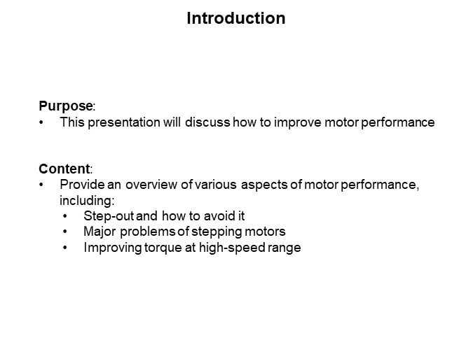 Image of Sanyo Denki Improving Motor Performance - Introduction