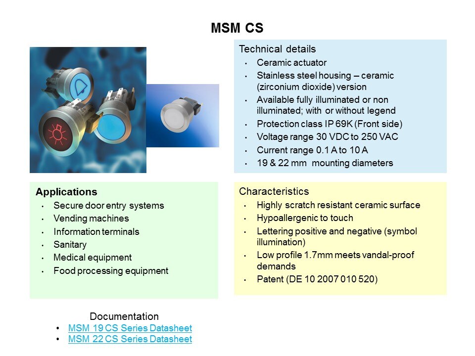 MSM CS Pushbutton Switch Slide 3