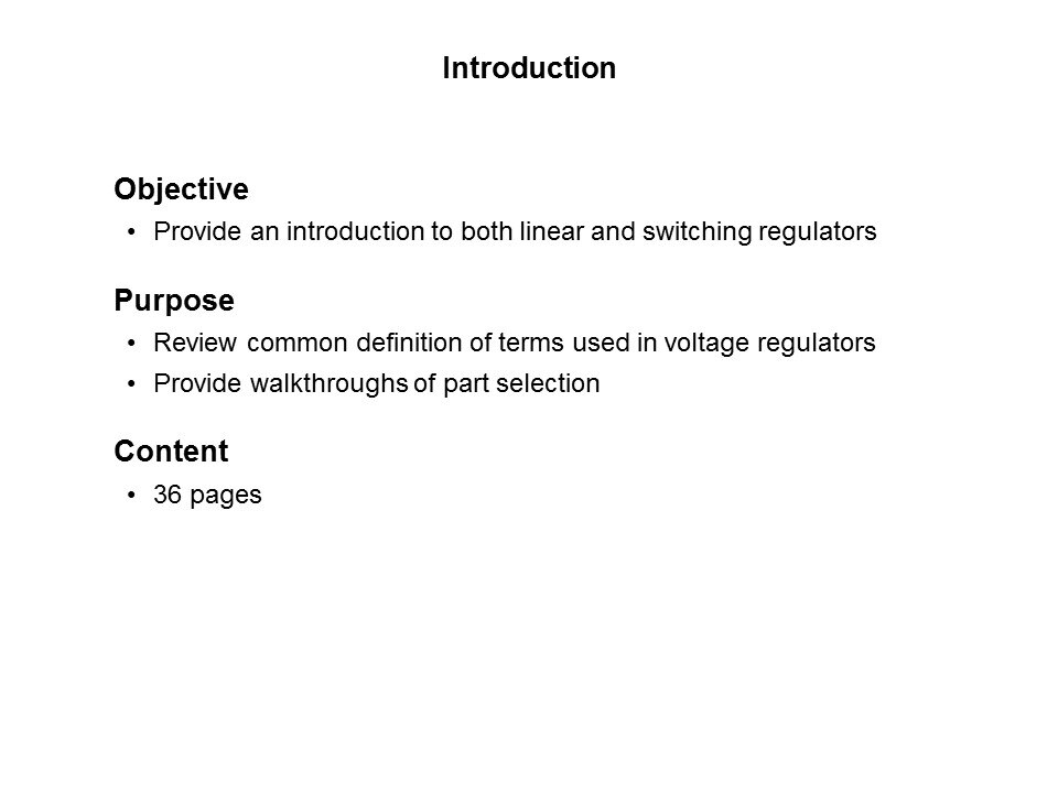 Power Supplies 101 Slide 1