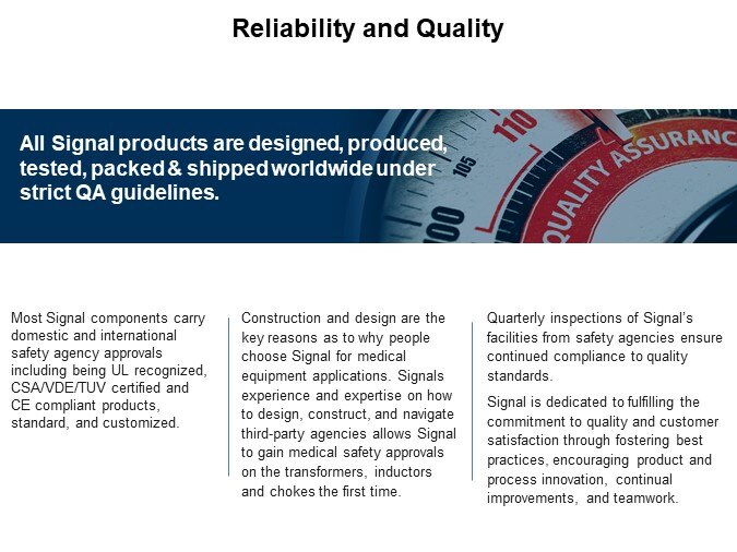 Image of Signal Transformers Medical Safety Transformers for Power Isolation - Reliability and Quality