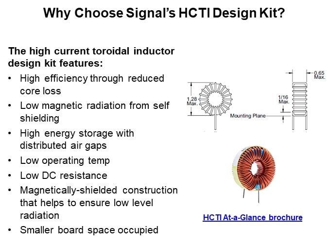 Why Choose Signal’s HCTI Design Kit?