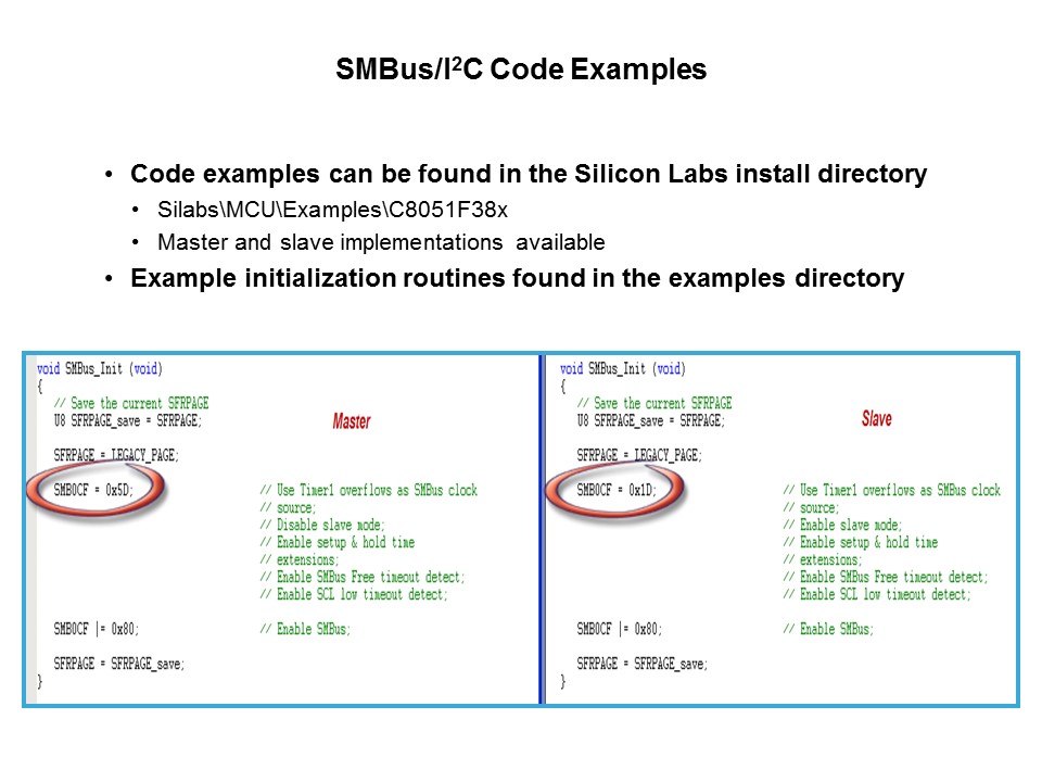C8051F38x USB MCU Slide 30