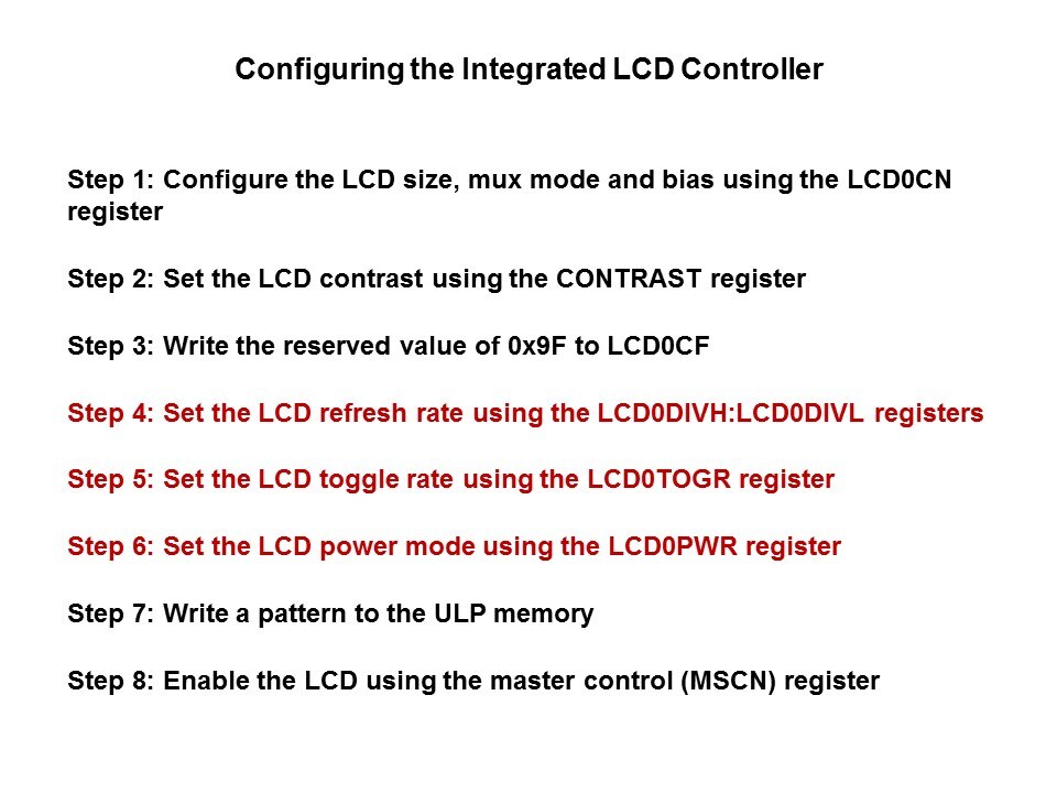 PMIC: CP240x LCD Driver Family Slide 23