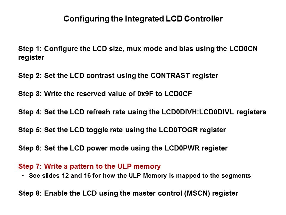 PMIC: CP240x LCD Driver Family Slide 26