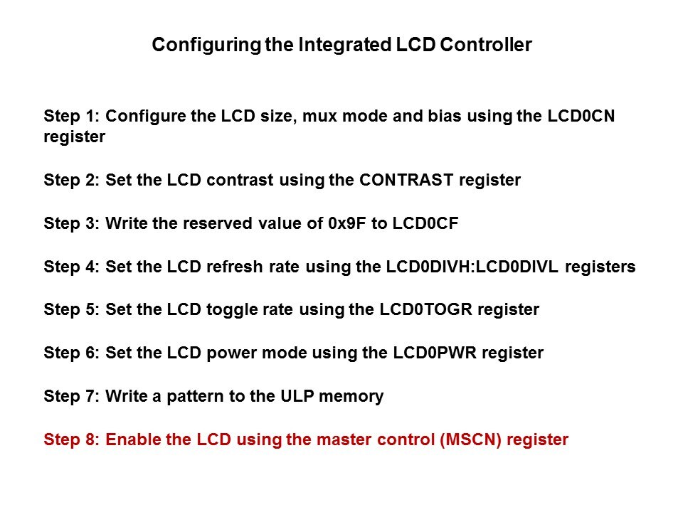 PMIC: CP240x LCD Driver Family Slide 27