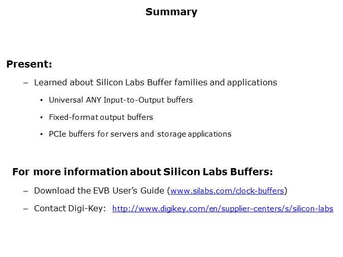 Clock Buffers Slide 12