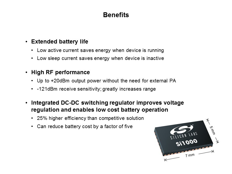 Si100x/1x ISM Transceiver Family Slide 2
