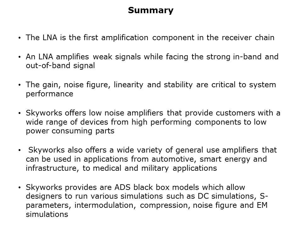 Low Noise General Purpose Amplifiers Slide 12