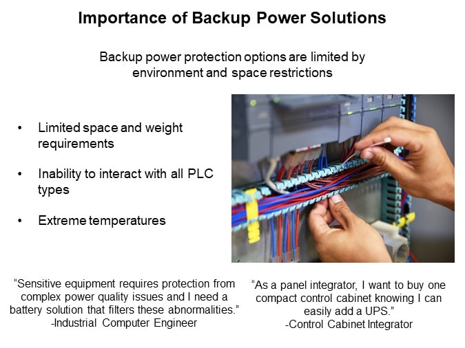 SolaHD SDU AC-B Series DIN-Rail UPS - Importance of Backup