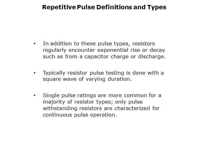 Pulse Handling Resistor Solutions Slide 3